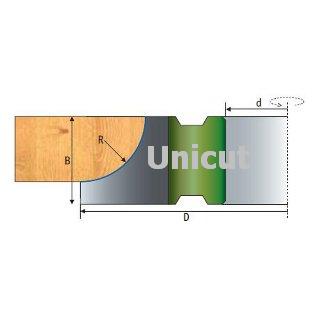 Radius Groove Cutter 1/4