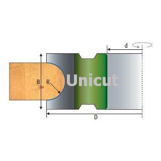 Radius Rounding Cutter 1/2