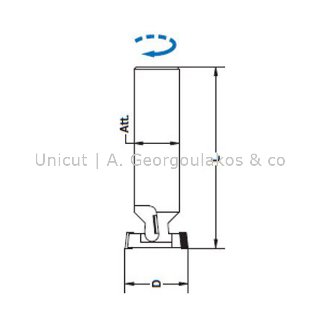 Dovetailing tip for aluminium