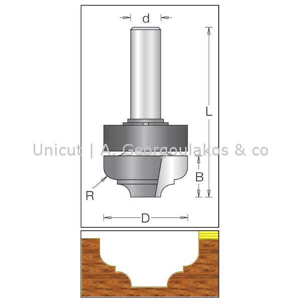 Paneling Flat Bottom Groover